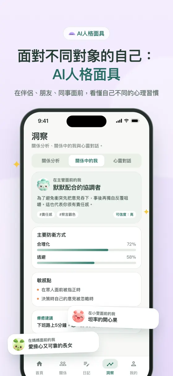 AI 人格分析 - 關係中的我